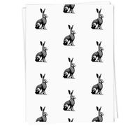 Azeeda 5 x A1 'Wild Hare Resting' Gift Wrap/Wrapping Paper Sheets (GI00131820)