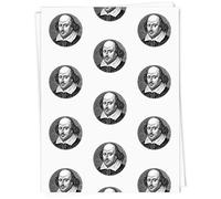 Azeeda 5 x A1 'William Shakespeare Portrait' Gift Wrap/Wrapping Paper Sheets (GI00123222)