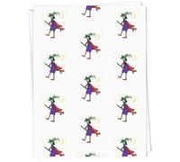 Azeeda 5 x A1 'Witch Flying In Night Sky' Gift Wrap/Wrapping Paper Sheets (GI00121121)
