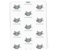 Azeeda 5 x A1 'You're The Cat's Whiskers' Gift Wrap/Wrapping Paper Sheets (GI00117716)