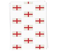 Azeeda 5 x 'England Flag' Gift Wrap Paper (GI00140853)