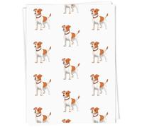 Azeeda 5 x 'Jack Russell Terrier' Gift Wrap Paper (GI00118250) | 91cm x 61cm Gift Wrap for Birthdays, Christmas and Special Occasions