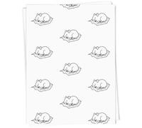 Azeeda 5 x 'Rat Sleeping on Leaf' Gift Wrap Paper (GI00140580)
