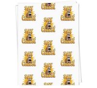 Azeeda 5 x 'Say Cheese' Gift Wrap Paper (GI00148695) | 91cm x 61cm Gift Wrap for Birthdays, Christmas and Special Occasions