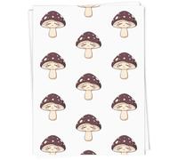 Azeeda 5 x 'Sleepy Mushroom' Gift Wrap Paper (GI00140694)