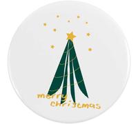 Azeeda 58mm 'A Simple Christmas Tree' Medium Button Pin Badge (BB00156883)