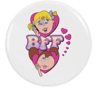 Azeeda 58mm 'Best Friends Forever' Medium Button Pin Badge (BB00156340)