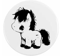 Azeeda 58mm 'Cute Pony ' Medium Button Pin Badge (BB00156430)