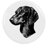 Azeeda 58mm 'Dachshund Portrait Side View' Medium Button Pin Badge (BB00157042)