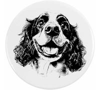 Azeeda 58mm 'English Springer Spaniel' Medium Button Pin Badge (BB00153823)