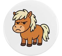 Azeeda 58mm 'Grumpy Pony' Medium Button Pin Badge (BB00154645)