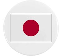 Azeeda 58mm 'Japanese Flag' Medium Button Pin Badge (BB00057026)