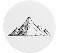 Azeeda 58mm 'Mountain Ranges' Medium Button Pin Badge (BB00156379)
