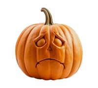 Azeeda 58mm 'Sad Pumpkin' Medium Button Pin Badge (BB00171371)