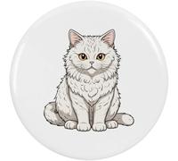 Azeeda 58mm 'Selkirk Rex Cat' Medium Button Pin Badge (BB00162608)