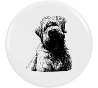 Azeeda 58mm 'Soft Coated Wheaten Terrier' Medium Button Pin Badge (BB00156586)