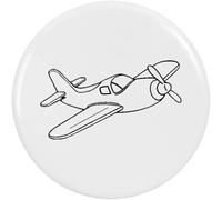 Azeeda 58mm 'Toy Airplane' Medium Button Pin Badge (BB00165615)