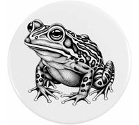 Azeeda 58mm 'Watching Frog' Medium Button Pin Badge (BB00158209)