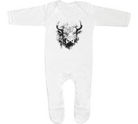 Azeeda 6-12 Month 'Buffalo' Baby Romper Jumpsuit/Sleep Suit (SS00072230)