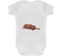 Azeeda 6-12 Month 'Sleepy Rhodesian Ridgeback Dog' Baby Grow/Bodysuit (GR00117577)