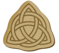 Azeeda 6 x 'Triquetra Celtic Triple Knot Symbol' MDF Craft Embellishments (EB00037362)