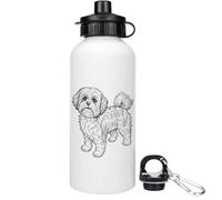 Azeeda 600ml 'Adorable Shih Tzu Dog Standing' Reusable Water/Drinks Bottle (WT00100609)