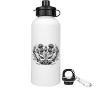 Azeeda 600ml 'Scottish Thistle & Laurel Wreath' Reusable Water/Drinks Bottle (WT00094850)
