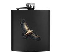 Azeeda 6oz (170ml) 'Andean Condor Flying' Pocket Hip Flask (HP00044701)