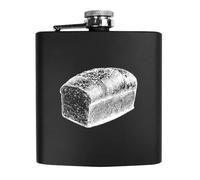 Azeeda 6oz (170ml) 'Bread Loaf' Pocket Hip Flask (HP00041368)