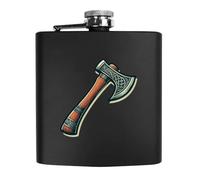 Azeeda 6oz (170ml) 'Celtic Axe' Pocket Hip Flask (HP00043152)