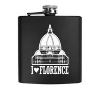 Azeeda 6oz (170ml) 'I Love Florence City' Pocket Hip Flask (HP00041727)