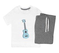 Azeeda 7-8 Years 'Blue Guitar' Kids Nightwear/Pyjama Set (KP00029747)