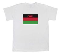 Azeeda 7-8 Years 'Malawi Flag' Children's/Kid's T-Shirt (White) (TS00085499)