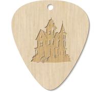 Azeeda 7 x 'Abandoned Haunted Victorian House' Guitar Picks/Pendants (GP00036680)