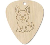 Azeeda 7 x 'Adorable German Shepherd Puppy' Guitar Picks/Pendants (GP00035461)