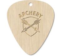 Azeeda 7 x 'Archery Crossed Arrows And Shield Symbol' Guitar Picks/Pendants (GP00036668)