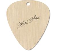 Azeeda 7 x 'Best Man' Wooden Guitar Picks (GP00034541)