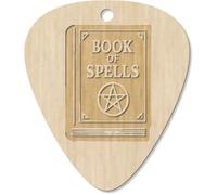 Azeeda 7 x 'Book Of Spells With A Pentagram Symbol' Guitar Picks/Pendants (GP00036678)