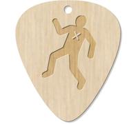 Azeeda 7 x 'Crime Scene' Guitar Picks/Pendants (GP00036681)
