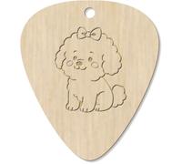 Azeeda 7 x 'Cute Bichon Frise Dog' Guitar Picks/Pendants (GP00036146)