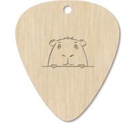 Azeeda 7 x 'Cute Capybara Peeking' Guitar Picks/Pendants (GP00033321)