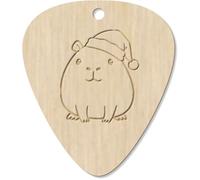 Azeeda 7 x 'Cute Christmas Capybara' Guitar Picks/Pendants (GP00036964)