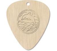 Azeeda 7 x 'Cute Dolphin' Guitar Picks/Pendants (GP00033056)