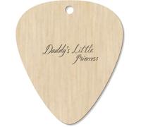 Azeeda 7 x 'Daddy's Little Princess' Wooden Guitar Picks (GP00037119)