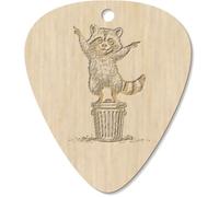 Azeeda 7 x 'Dancing Raccoon On Trash Can' Guitar Picks/Pendants (GP00034379)
