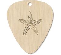Azeeda 7 x 'Dotted Starfish' Guitar Picks/Pendants (GP00033417)