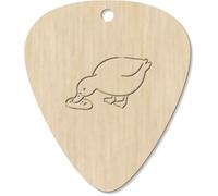 Azeeda 7 x 'Duck with Bread' Guitar Picks/Pendants (GP00038605)