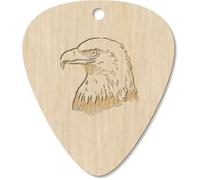 Azeeda 7 x 'Eagle Side View Portrait' Guitar Picks/Pendants (GP00036625)