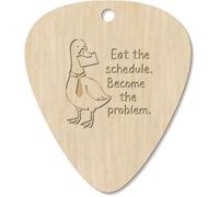 Azeeda 7 x 'Eat the Schedule' Guitar Picks/Pendants (GP00035052)