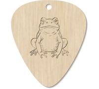 Azeeda 7 x 'Garden Frog Sitting' Wooden Guitar Picks (GP00036772)